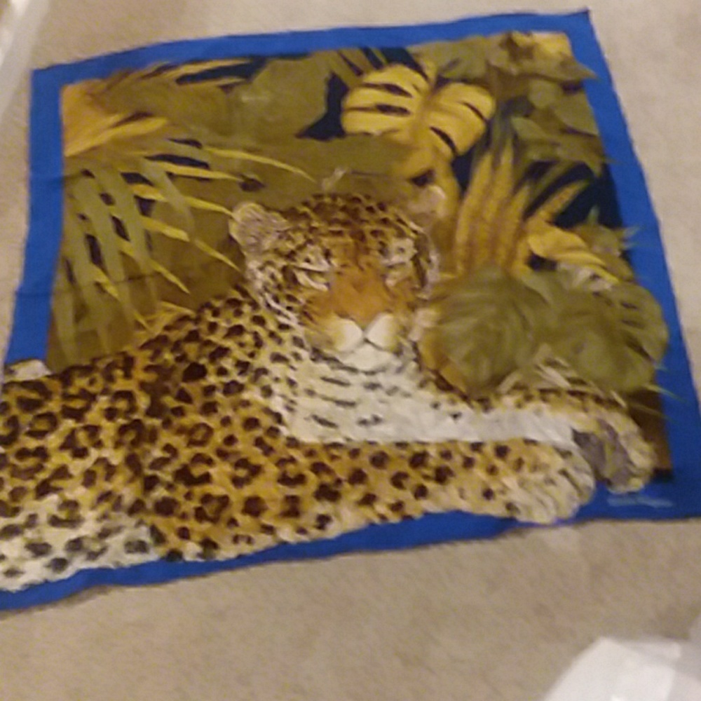 100% Silk Ferragamo scarf